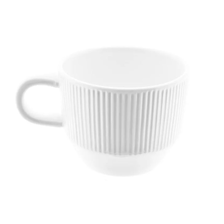 Porcelæn Espressosæt 12 dele 6 pers. Hvid - Almina Nives Espresso
