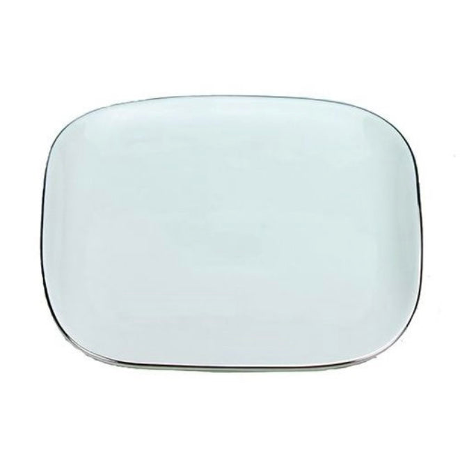 Hvid/Sølv Evry Porcelænssæt 25 dele - Løven Home