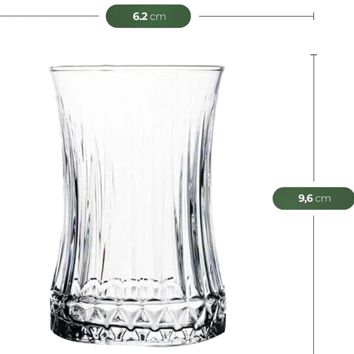 Teglassæt 6 stk. 170 ml. - Pasabahce Elysia