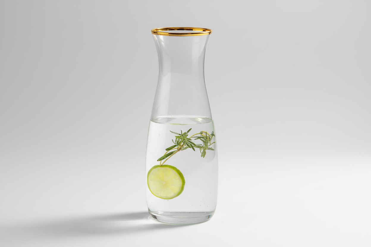 Karaffel m/Guldkant 1180 ml. - Pasabahce Golden Touch Amphora