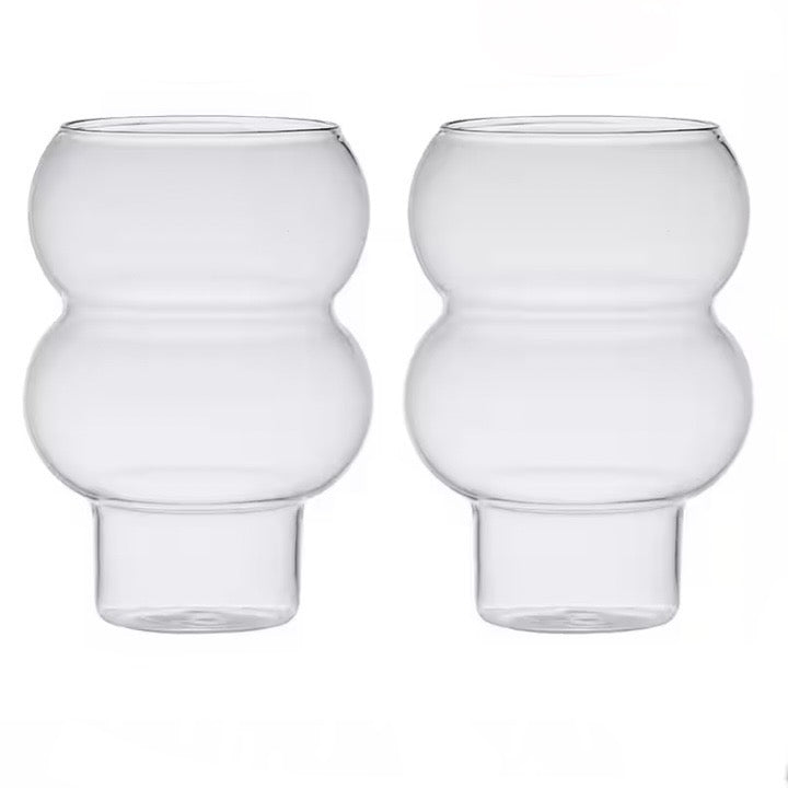 Boble Drikkeglas 550 ml. 2 stk. - Almina Tamara
