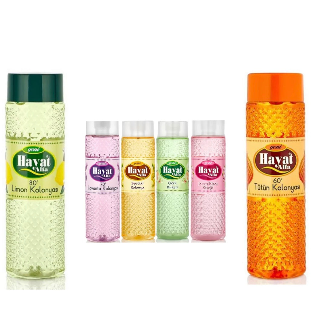 Hayat Alfa Cologne – 400 ml – 60% alkohol - Tobak