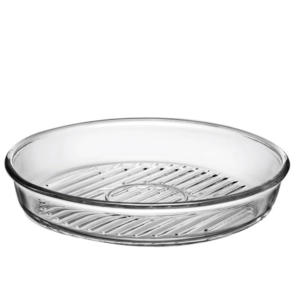 Rundt Rillet Ovnfast Fad Glas - Løven Home