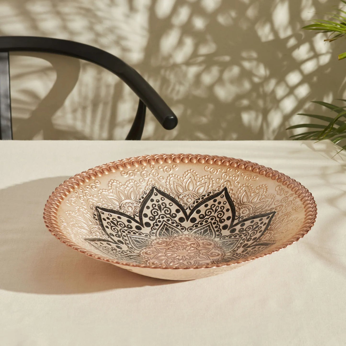 Karaca Home Alshiwa Dekorativ Tallerken – Brun, 33 cm