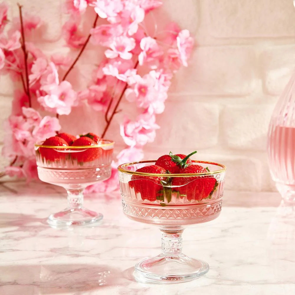 Dessertglas 2 stk - Pasabahce Elysia Golden Touch - Løven Home