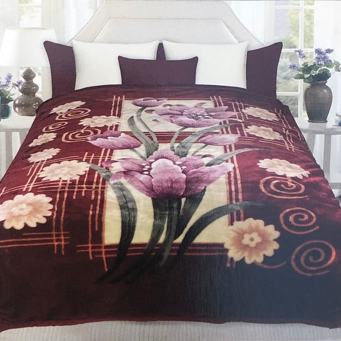 Sengetæppe (Battaniye) 220x240 cm - Flere Farver - Aysima Home
