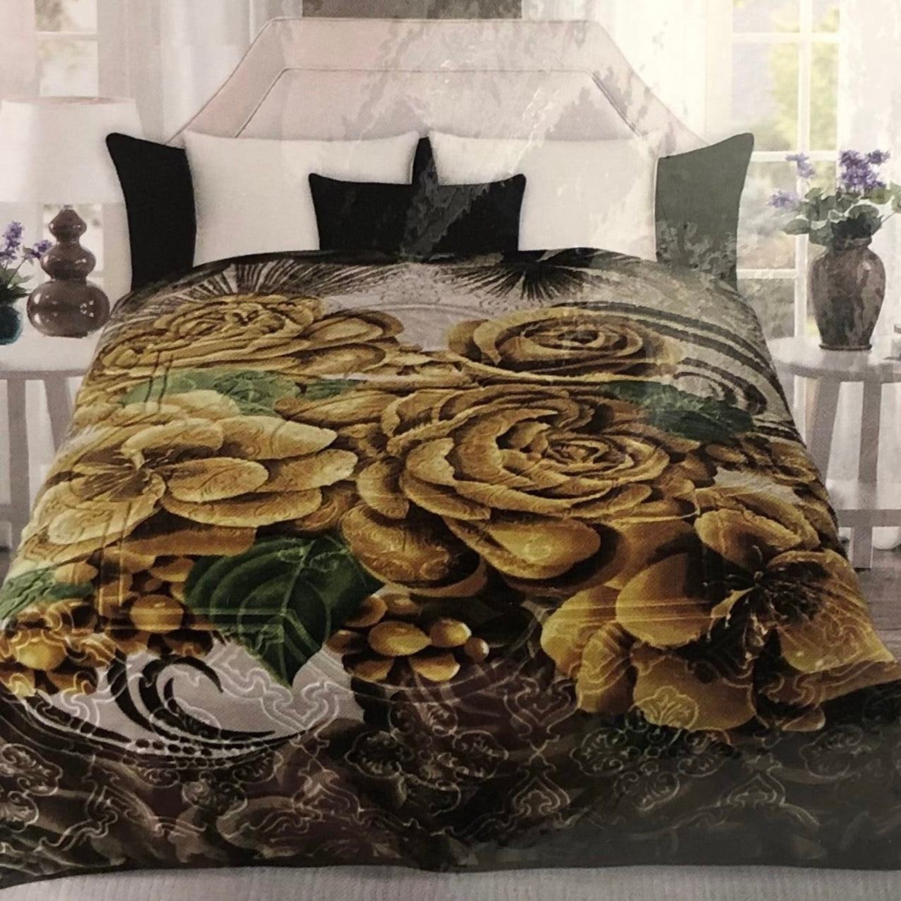 Sengetæppe (Battaniye) 220x240 cm - Flere Farver - Aysima Home