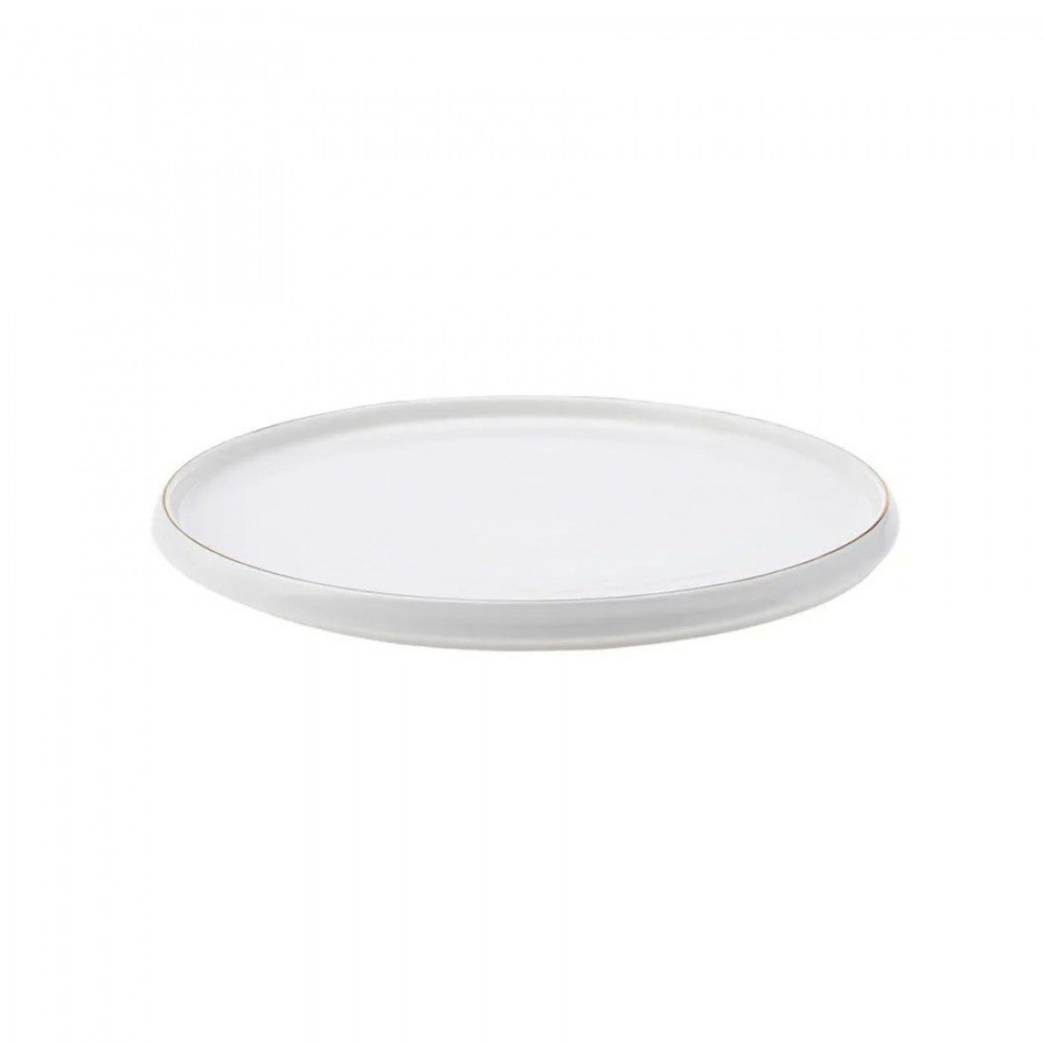 Porcelænssæt 6 Pers. 25 Dele Hvid m/Guldkant - Almina Mondo Gold Line