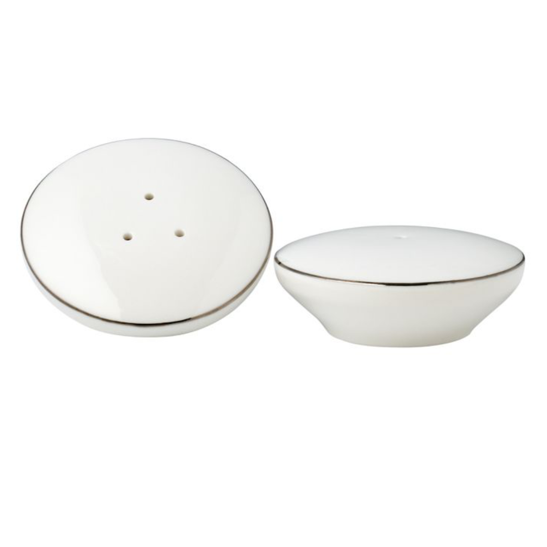 Bricard Canet Hvid/Sølv Porcelænssæt 27 dele - 6 personer