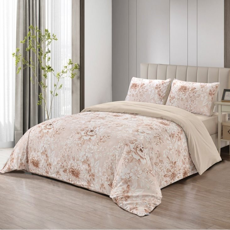 Lavella Hale Sengetøj Sæt 4 Dele | 180x200 cm | 200x220 cm | Beige