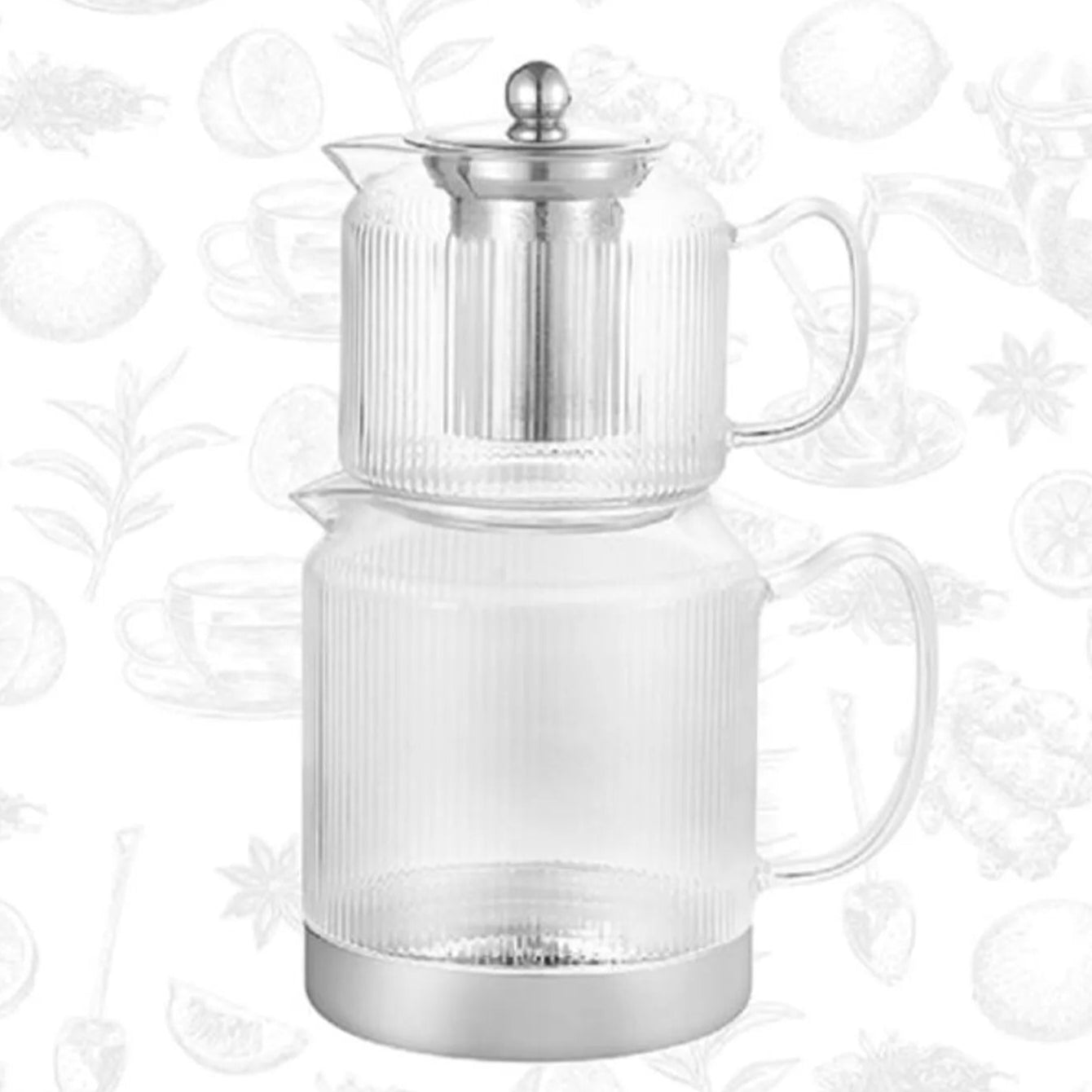 Schäfer Harmonie Glastekandesæt 600 ml + 1,5 Liter