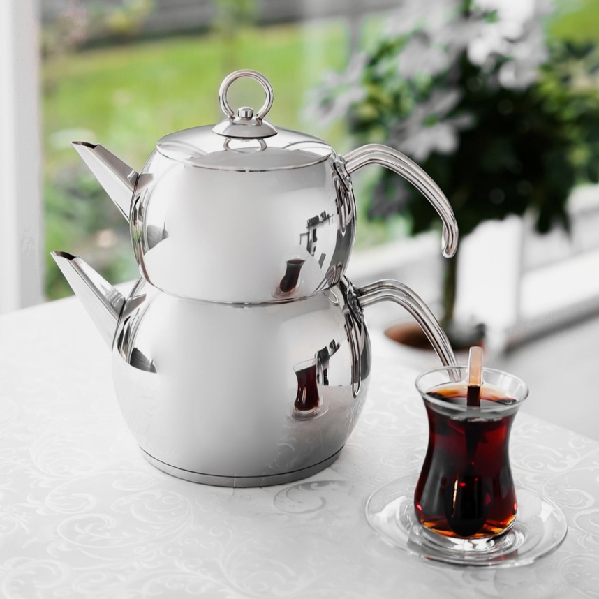 Schäfer Tekandesæt Rustfri Stål 4 Dele - 2 L + 1 L