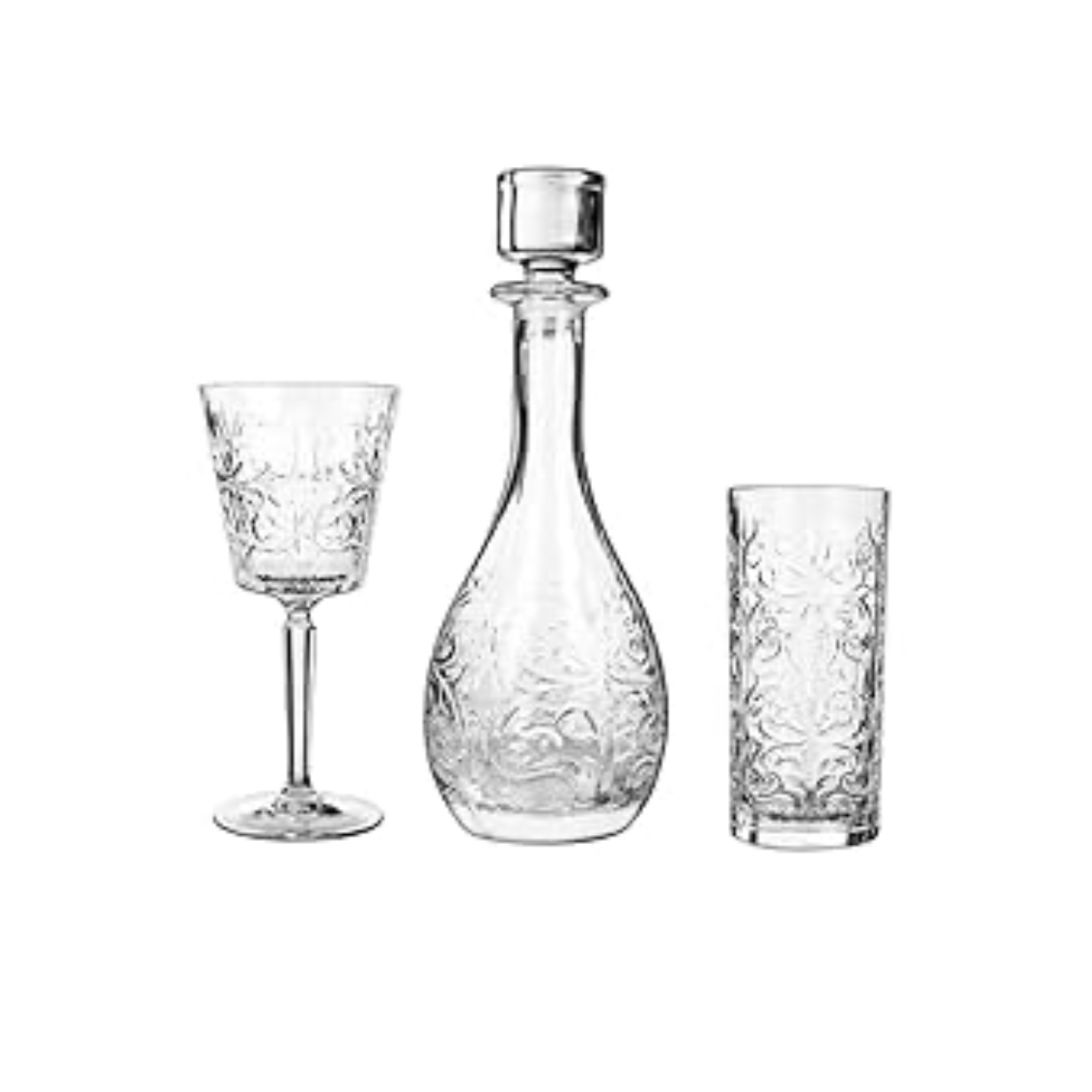 RCR Tattoo Cocktail Krystalglassæt 6 Dele - 290 ML