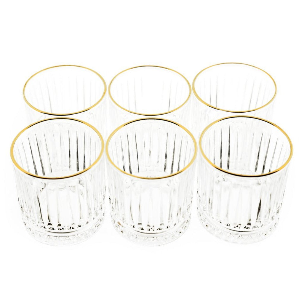 Almina Elisa Golden Drikkeglassæt 6 stk. 330 ml