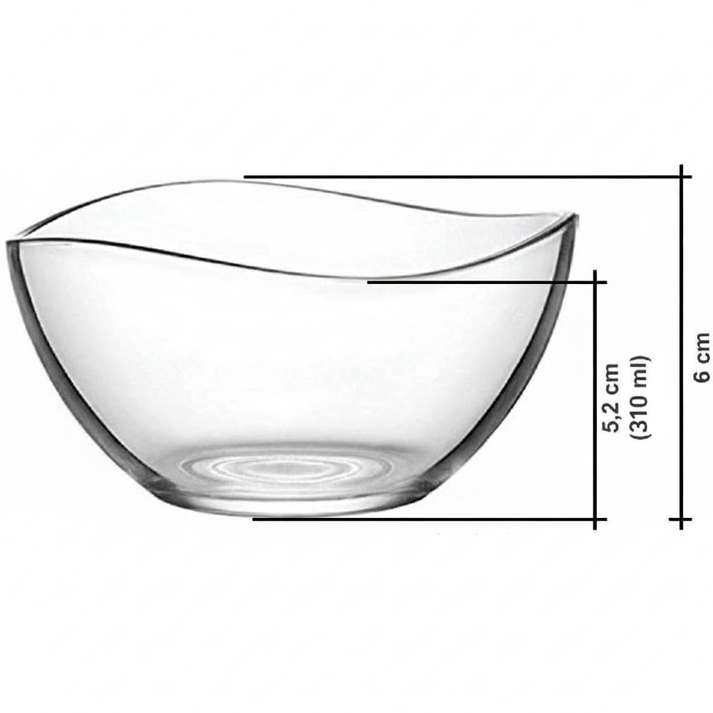 LAV Vira Dessert- og Snackskålesæt 6 stk. - 310 ml