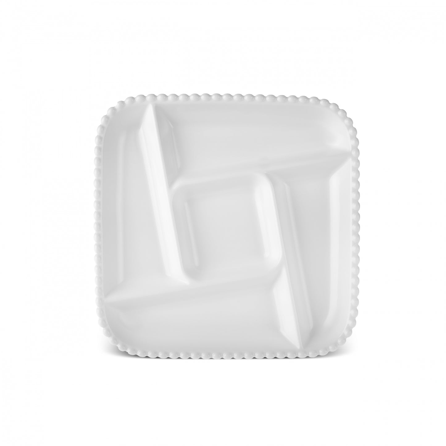 Karaca Carmen Perla Firkantet Serveringstallerken | 5 rum – 27 cm