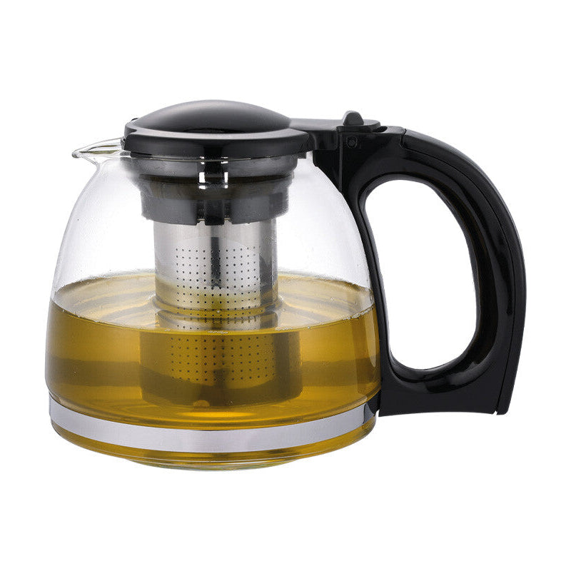 Michelino Glas Tekande med Rustfrit Stål Si – 1200 ml