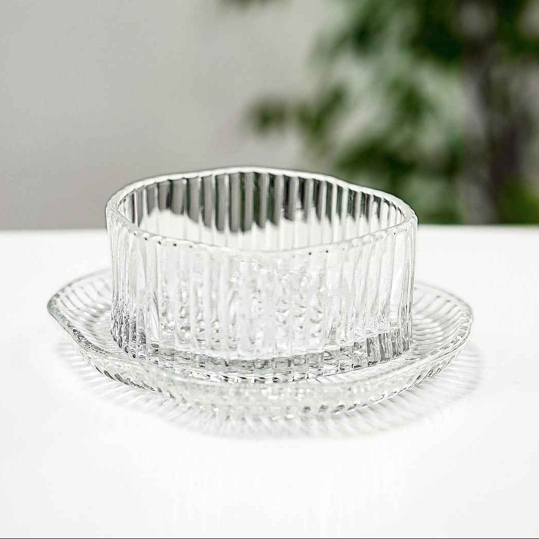 Almina Terra Buccia Dessertskål m/Underkop - 12 Dele - 300 ml - Riflet Design