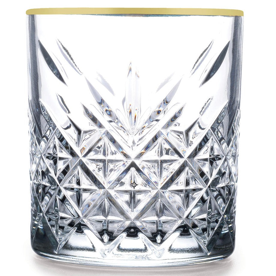 Glas sæt med 4 glas - fra Pasabahce Golden Touch Timeless - Løven Home