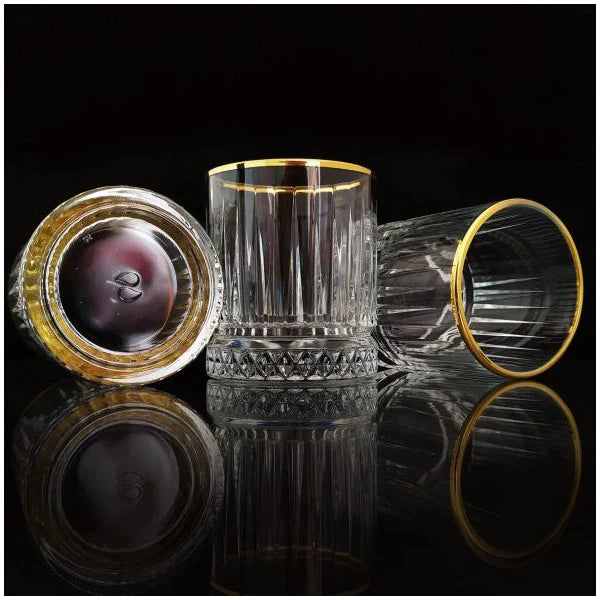 Glas sæt med 4 glas - fra Pasabahce Golden Touch Elysia - Løven Home