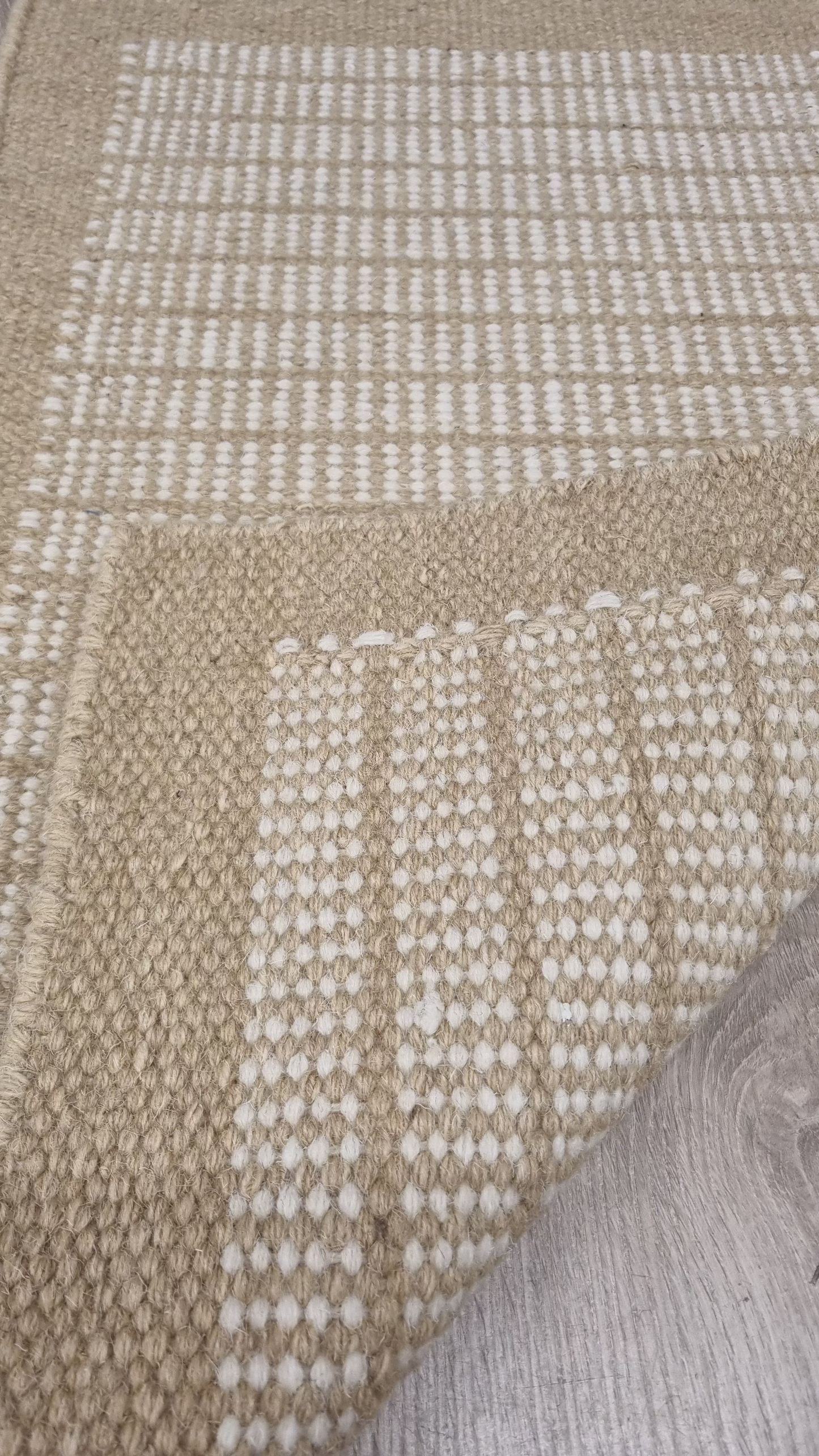 Kelim Tæppe - New Delhi Sand Farve