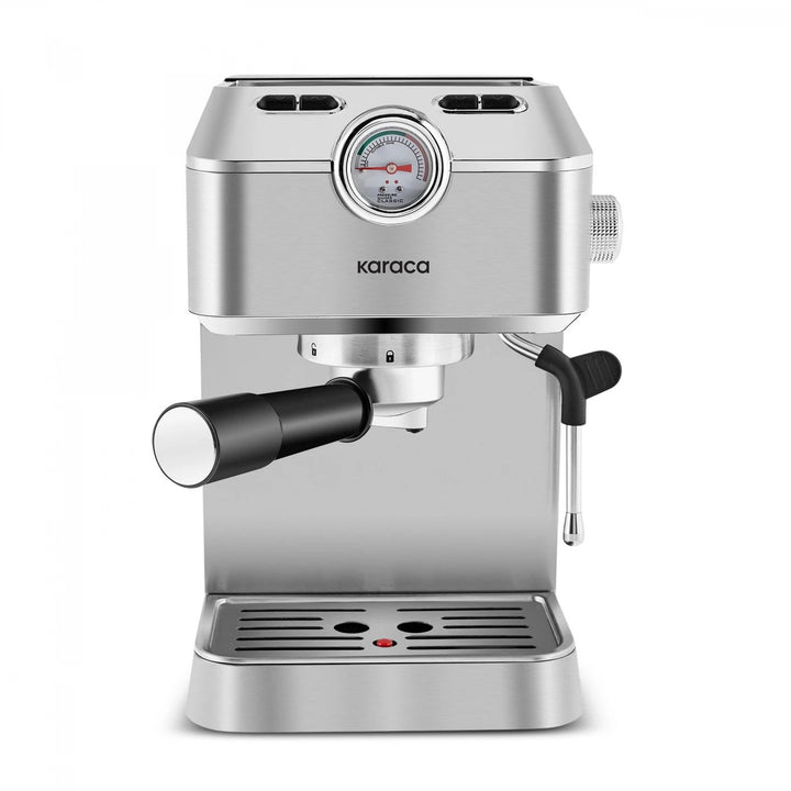 Karaca Coffee Art 1101 Kaffemaskine m/Mælkeskummer, 20 bar tryk, 1,5L 1100W