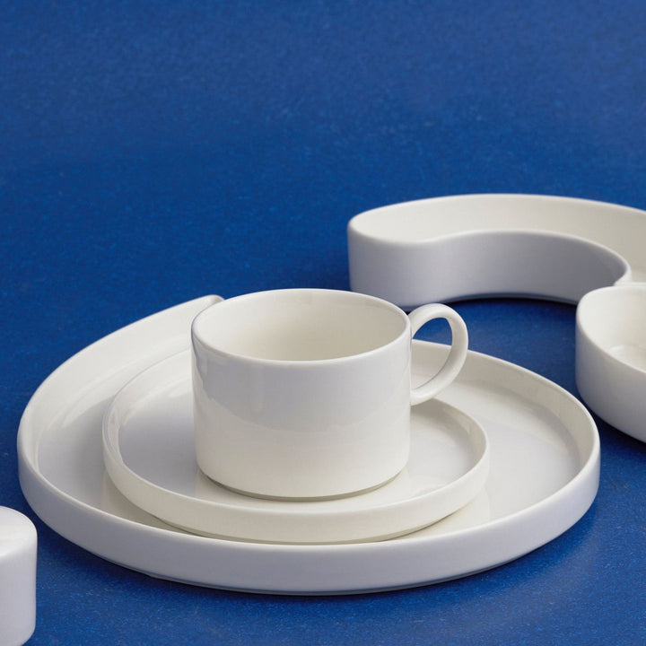 Karaca Streamline Bone Waterway 29-delt Morgenmadssæt til 6 personer - Hvid