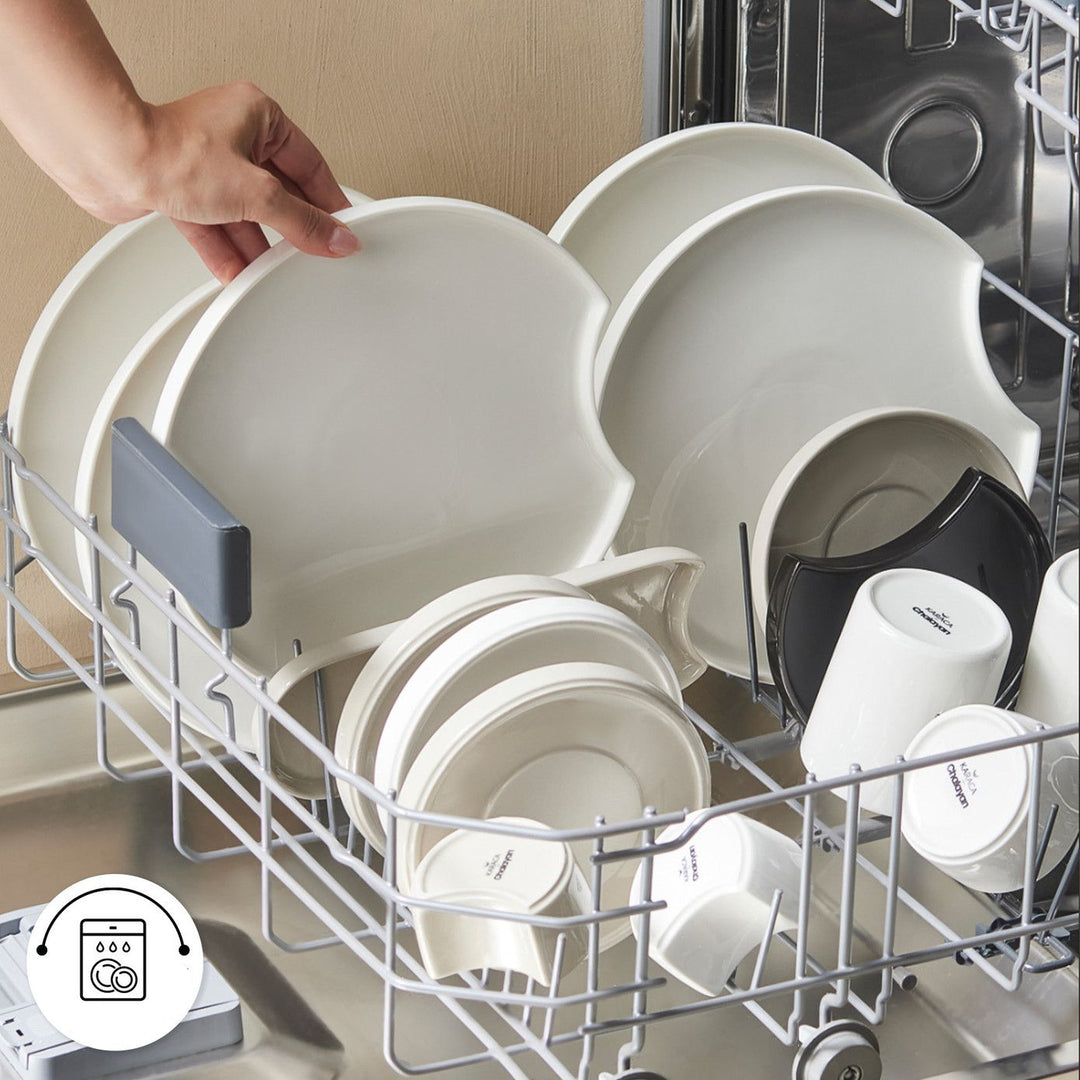 Karaca Red Carpet Collection X Hussein Chalayan – Forever Bone Poly 28-delt Morgenmadssæt til 6 personer