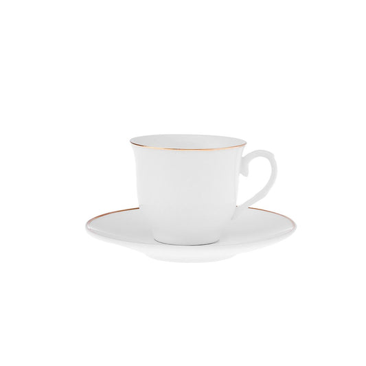 KARACA SERAF ESPRESSO KAFFESÆT 12 DELE, 90 ML, HVID/GULD