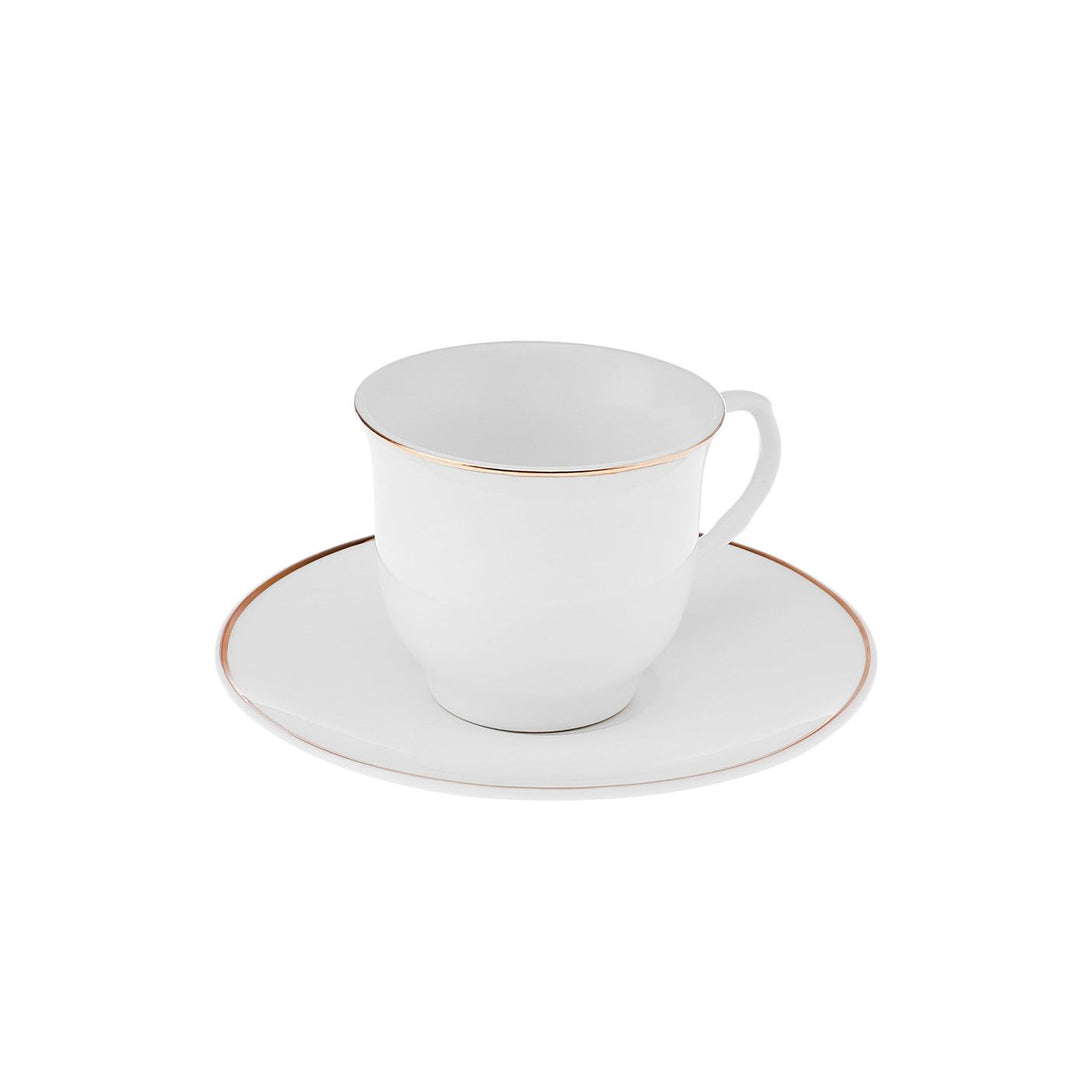 KARACA SERAF ESPRESSO KAFFESÆT 12 DELE, 90 ML, HVID/GULD