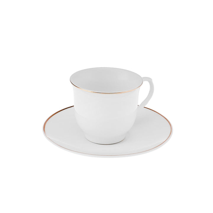 KARACA SERAF ESPRESSO KAFFESÆT 12 DELE, 90 ML, HVID/GULD