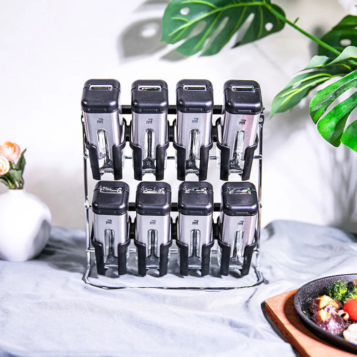 Karaca Shinex Inox Krydderisæt – 9 Dele i Rustfrit Stål