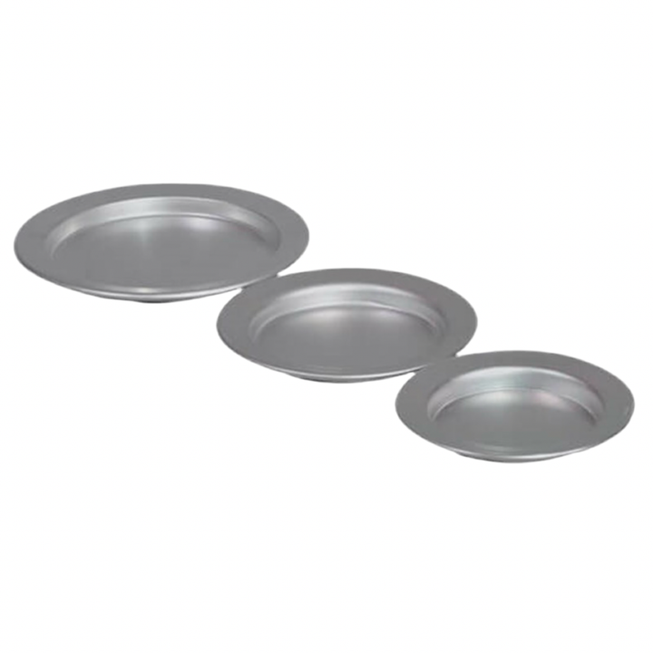 Kunafa Ovnfast Fad i Rustfrit Stål  23,5 cm – Perfekt til Autentiske Arabiske Desserter