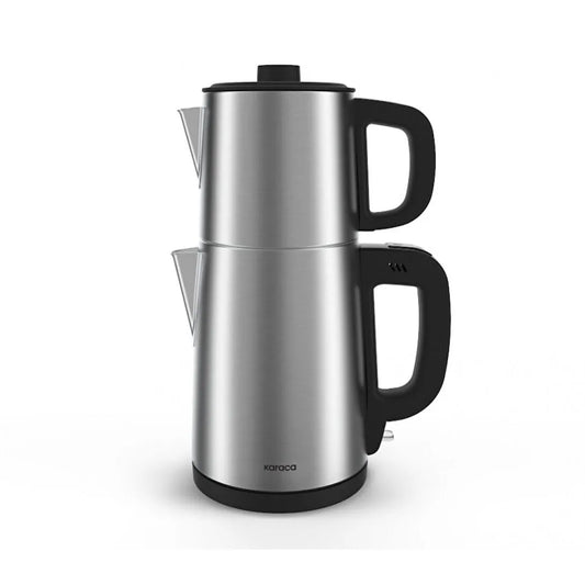 Karaca TeaBig XL 2-i-1 Tekedel & Elkedel i Rustfrit Stål – 35 Kopper