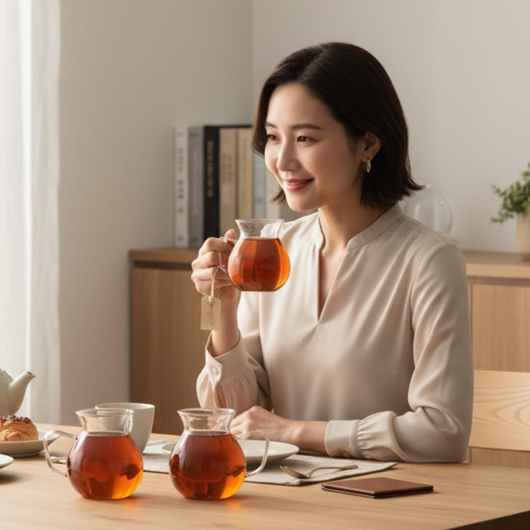 Almina Serin Glaskrussæt – 6 stk, 215 ml