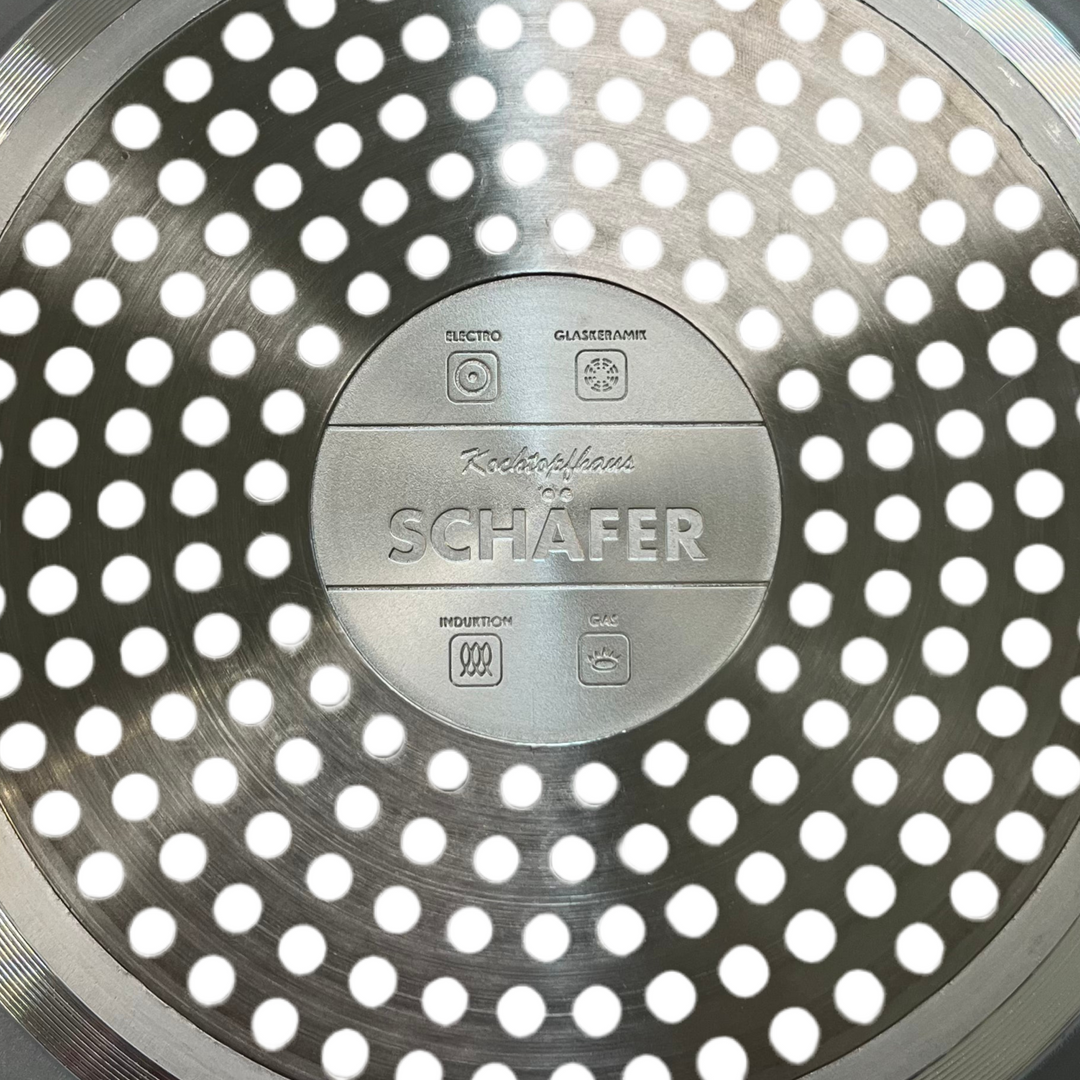 Schäfer Granit Stegepande Sølv 20 cm Metallic Silver