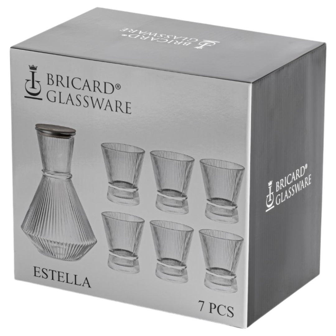 Bricard - Estella Karaffelsæt Glas - 7 dele