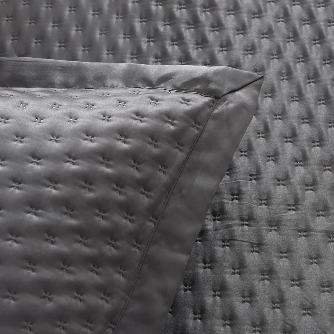 Karaca Home Alice – Dobbeltseng Sengetæppesæt 240x250 cm, Antracit