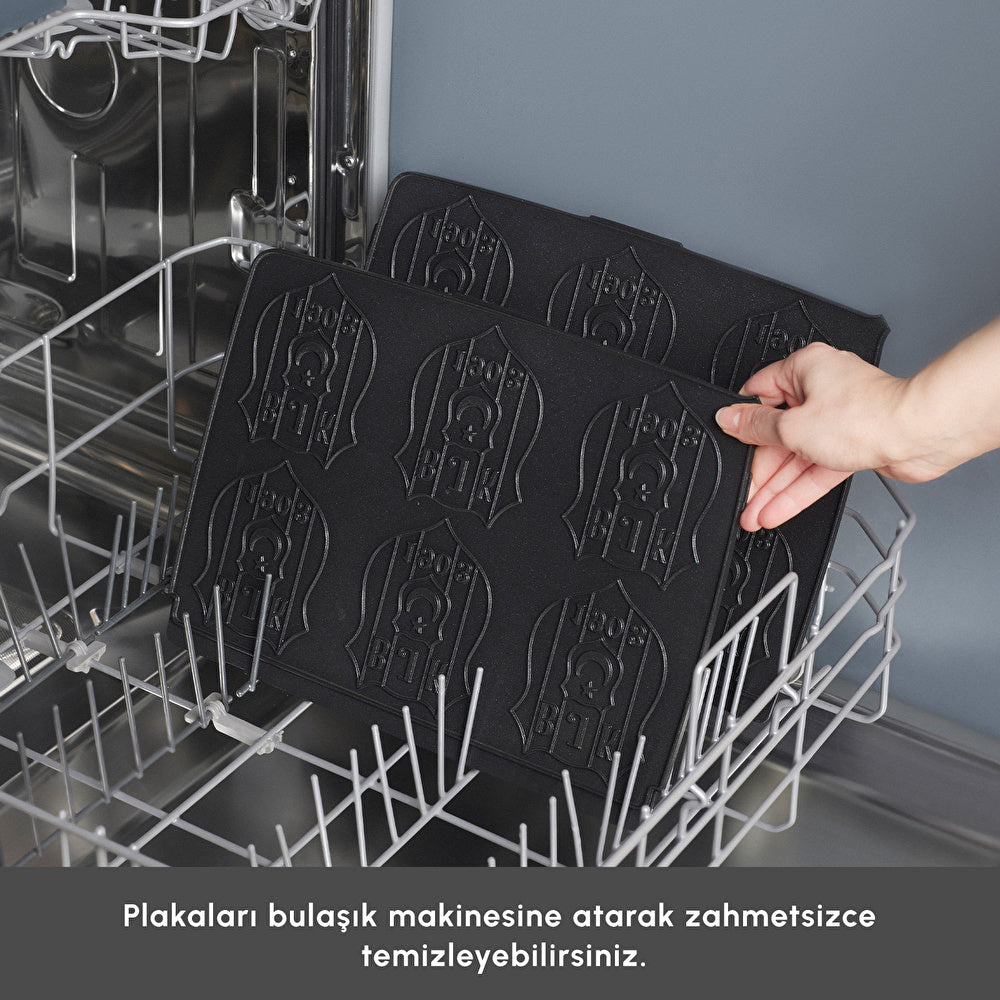Karaca x Beşiktaş - Gastro Grill Glass Grill &amp; Toastmaskine - 2400 W