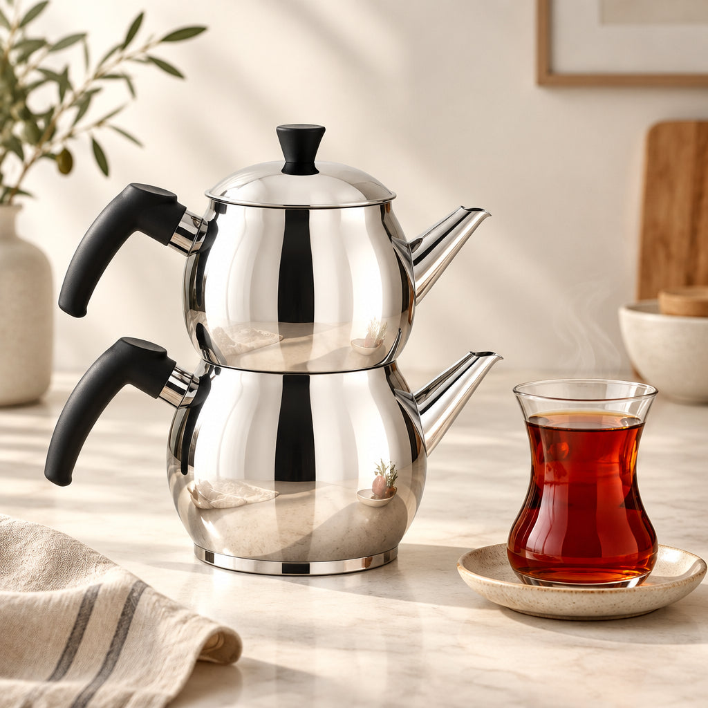Weissberg Zuleyha - Mini Tekandesæt - 0,65 L &amp; 1,1 L | Rustfrit stål
