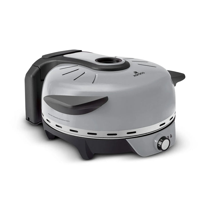 Karaca Gastro 10-i-1 Pizza, Lahmacun & Tandoori Brødmaskine – Biodiamant Sølv - 30 CM