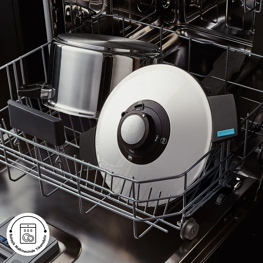 Karaca Quick & Safe Trykkoger Sæt med Induktionsbund 6+8 L