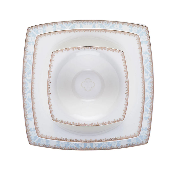 Karaca Fine Pearl Contour 62 Dele Spisestel til 12 Personer – Fremstillet med ægte perler