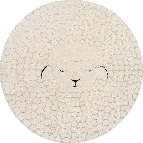 Eclipse Kids - 2319 260 Cream (Runde Tæpper)