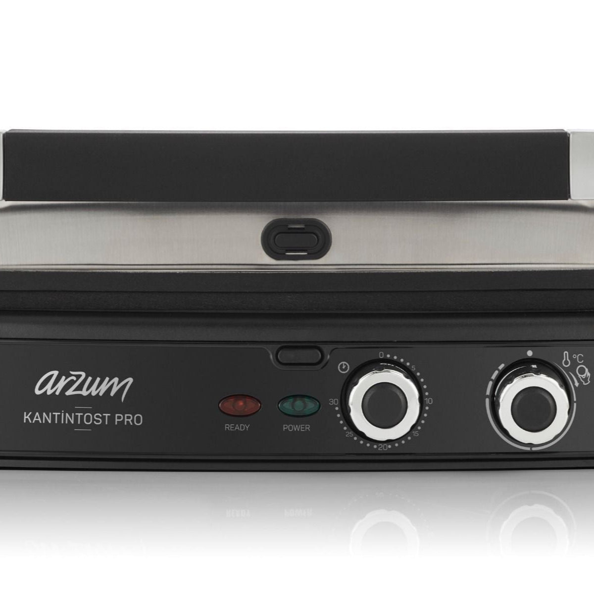 Arzum Kantintost Pro Grill & Sandwich Maskine 2000W - Sølv