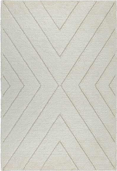 Ideal Shaggy Tæppe - 80362 360 Cream