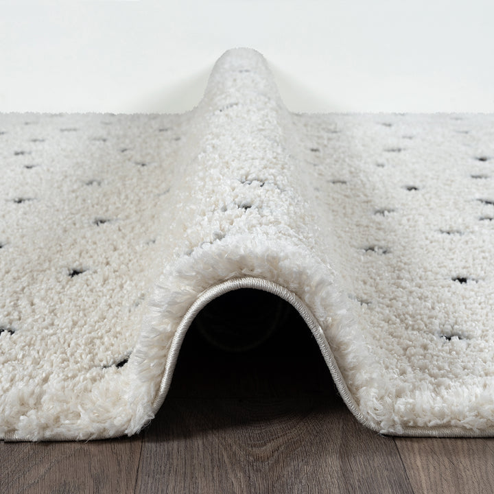 Ideal Shaggy Tæppe - 80406 260 Cream