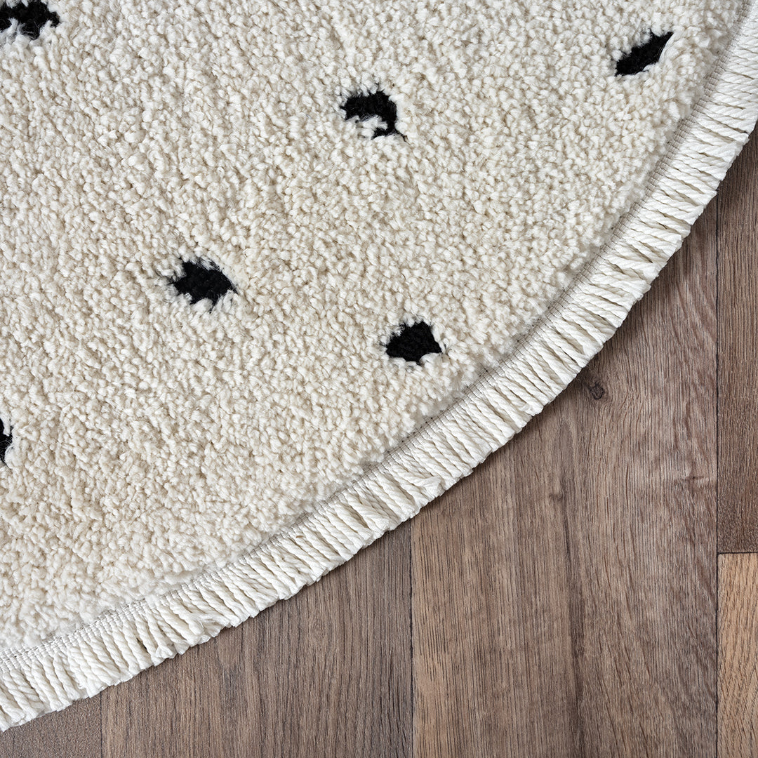 Ideal Shaggy Tæppe - 80406 260 Cream