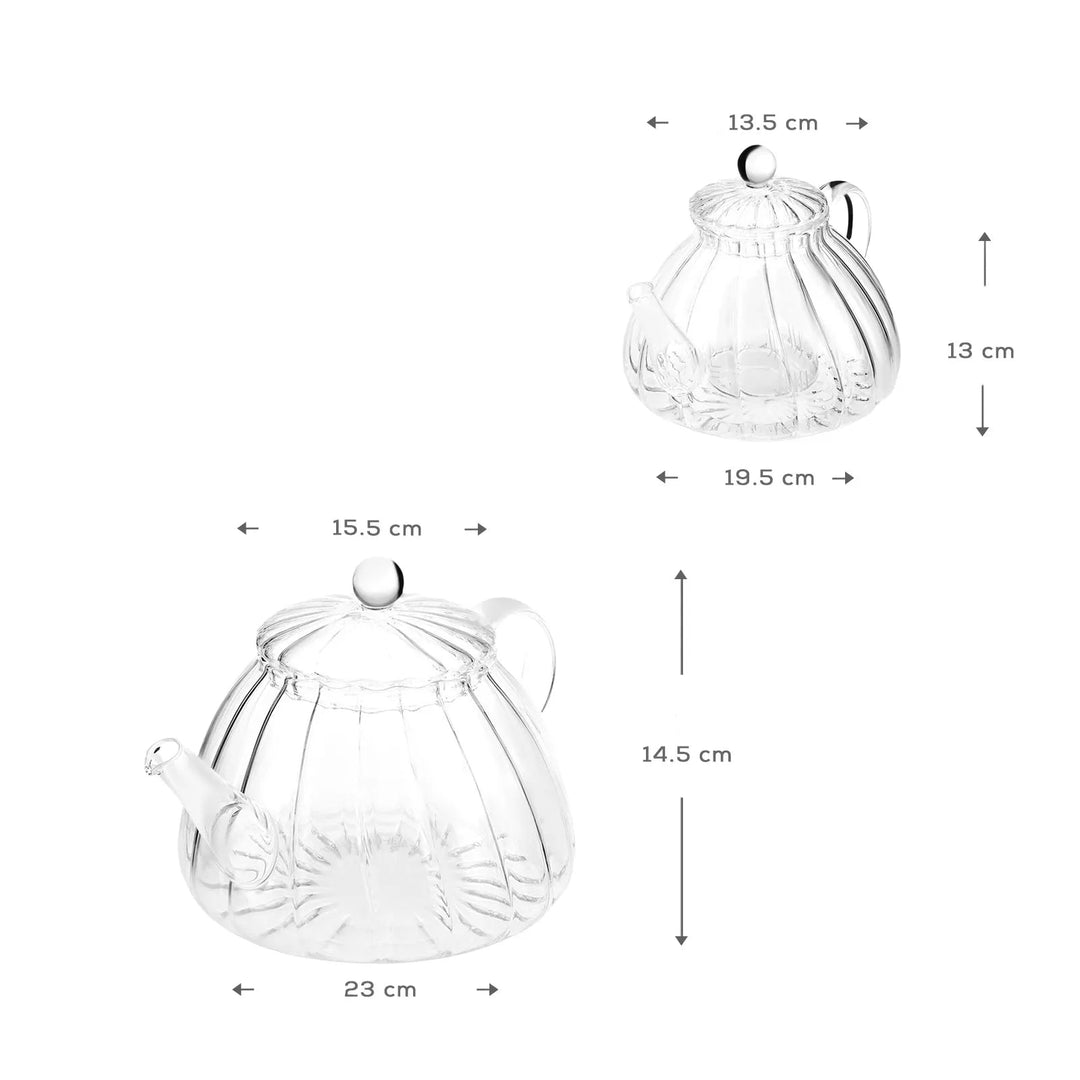 Karaca Lori Tekandesæt i Borosilikat Glas