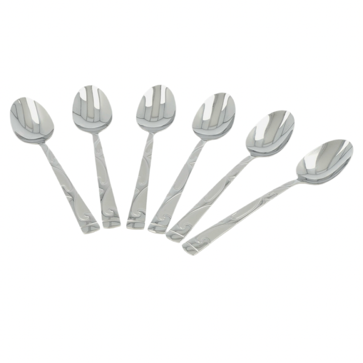 Almina Mønstret Dessertskesæt 6 stk.